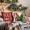 Merry Christmas Gnome Decorative Throw Pillow Cover 18 x 18 Set of 4, Xmas Tree Holly Jolly Red Porch Patio Home Decor, Winter Holiday Snowflakes Polka Dot Gifts Outdoor Sofa Couch Cushion Case